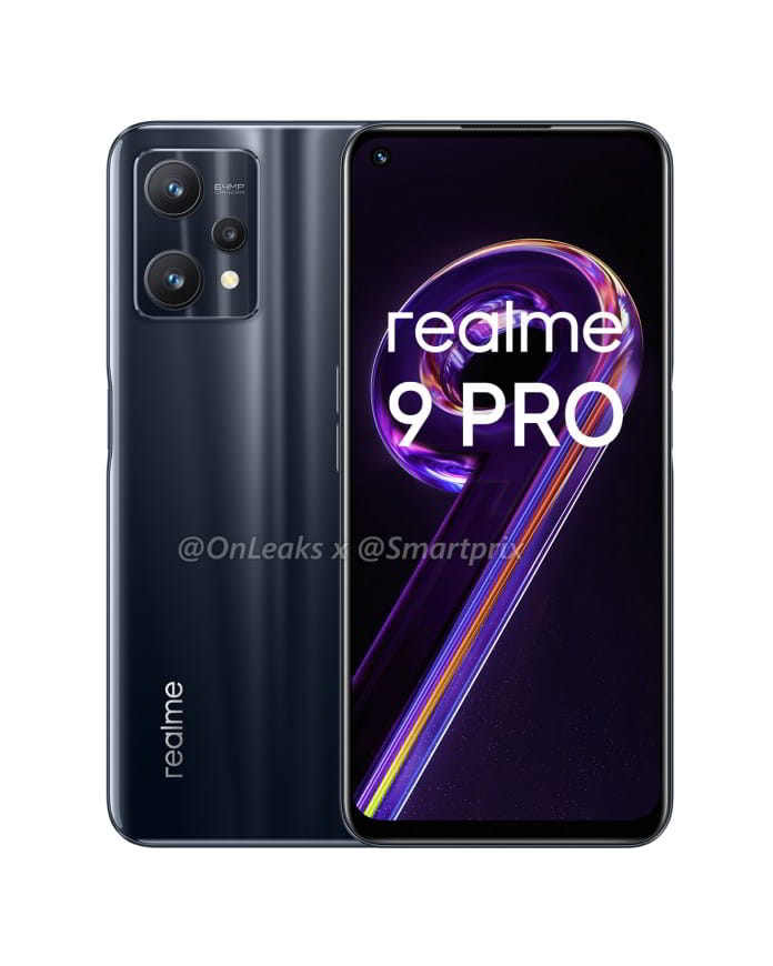 หลุดภาพเรนเดอร์ทางการ realme 9 Pro และ 9 Pro+ เผยตัวเครื่องที่มีให้ ...