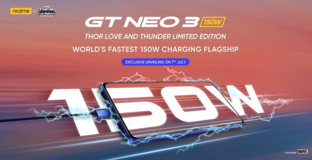 realme GT Neo 3 150W Thor: Love and Thunder Limited Edition