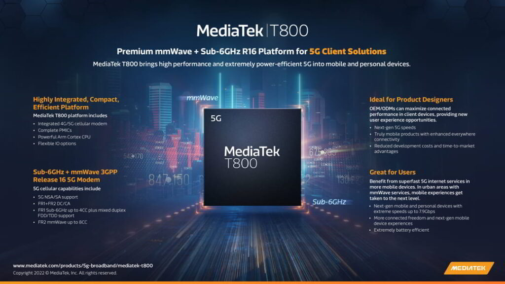 MediaTek T800